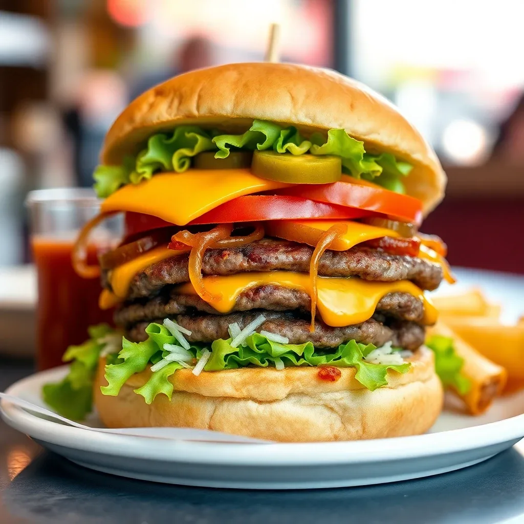 Flame Smash Burger