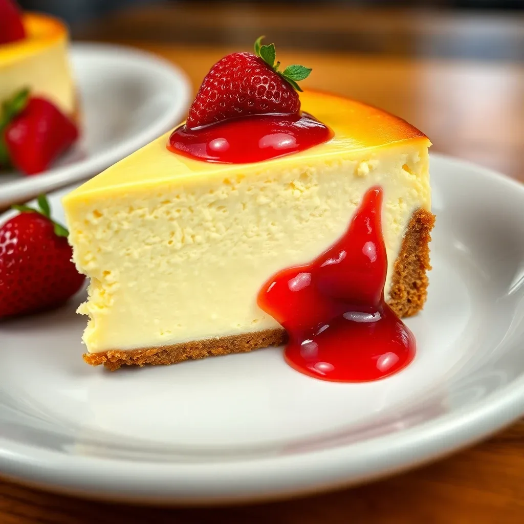 New York Cheesecake Slice